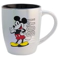 thumbnail image 2 of Taza Jumbo Iridiscente Bitono, Personajes Clásicos, Modelo Mickey Mouse 1928, Disney, Capacidad 750 ml, Blanco, 2 of 4