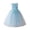 a-61Blue29, variant on Girls Kids Round Neck Sleeveless Formal Dress With Lace Applique Bodice Sparkling Tulle Skirt For Toddlers Weddings Special Occasions Soft Dress