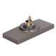 thumbnail image 2 of Desagüe de piso de cobre gris para baño, diseño moderno, desagüe de ducha rectangular de gran capacidad con rejilla, 2 of 8