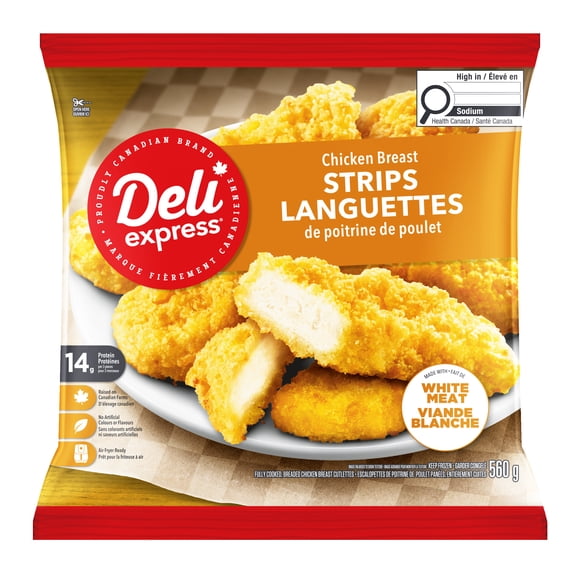 Deli Express Lanières de poitrine de poulet 560 g
