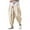 Khaki, variant on Mens Pants Casual Boy Training Pants for Man Parachute for Men Men Men's Open Leg Pant with Pockets Rave Bottoms Fashion Loose Casual Wide Men's Elasticated Leg Color Solid Blue S