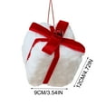 thumbnail image 4 of Vikakiooze Red And White Christmas Ornaments Christmas Gift Box Christmas Tree Decorations Christmas Decorations Window Display Pieces, 4 of 8