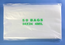 100 Pcs Each 4/" x 4/" 4 Mil Industrial Poly Bags .004 flat Clear Bag Lot Of 4