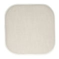 thumbnail image 2 of Alexis Memory Foam No Slip Back 16 x 16 Chair Pad Cushion 2 Pack - Linen-Beige, 2 of 6