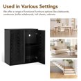 thumbnail image 5 of Spruce & Spring Industrial Modern Buffet Cabinet with Metal Accents for Dining & Living Room, 5 of 6
