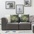 thumbnail image 3 of Acheng  Claude Monet Pillow Covers Set of 2 Sunrise The Impression Pillow Cases Square Decorative Cushion Covers for Sofa Couch White, 3 of 6