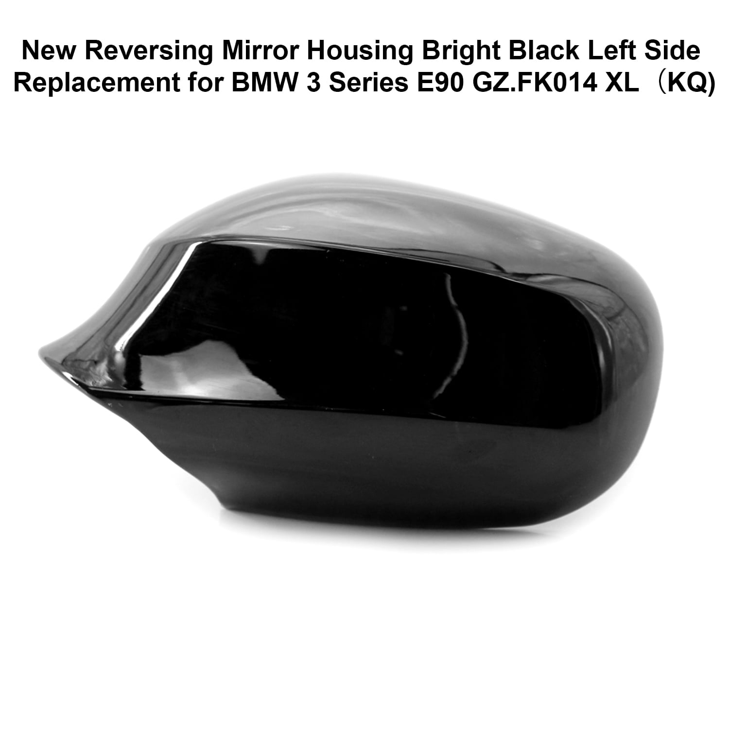 Passengers Power Side View Mirror Replacement with Bright Chrome Cover for Chevrolet 20923830 
