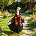 thumbnail image 6 of Gryffindor Themed 23 inch Porch Goose Outfit Set, Exclusive Festival Decorative Costume, Creative Outdoor Courtyard Ornament, Clothing Only without Goose Decoration for Lawn Display, 6 of 7