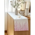 thumbnail image 5 of Table Runner 120 Inches Long for Kitchen Dining, Pink Dresser Scarf Farmhouse, Dining Table Decorations for Wedding/Parties, Polka Dots Watercolor Abstract Art 13 x 120 In, 5 of 8