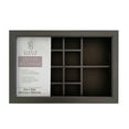 thumbnail image 4 of 8" x 12" Black Collection Display Box by Studio Décor - 12 Compartments - Front Loading and Hanging Hardware Attached - 1 Pack, 4 of 4