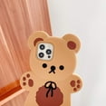 thumbnail image 4 of Kawaii Phone Cases Apply to iPhone 13 Pro Max,Cute Cartoon Bear Case with Keychain Teddy Bear 3D Case Soft Silicone Shockproof Cover Women Girls, 4 of 9