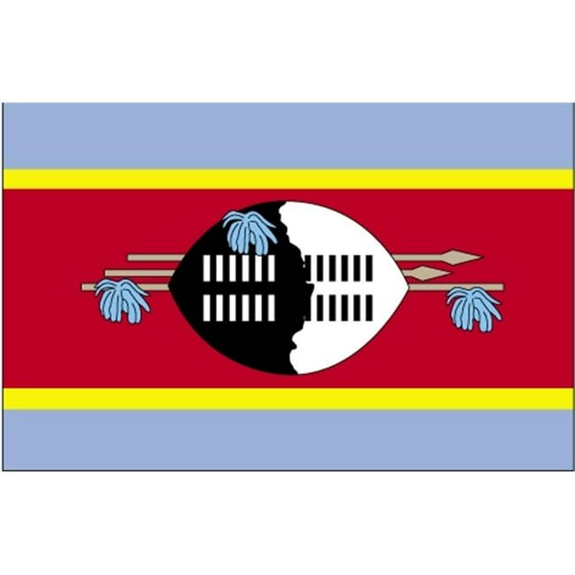 Annin Flagmakers 197920 Drapeau Swaziland 5 Pi. X 8 Pi. Nyl-Glo
