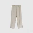 thumbnail image 3 of Pantalones de traje masculino de enfriamiento rectos de seda de hielo 9 pantalones de verano para hombre recortados Spandex ropa de estilo coreano vestido elegante moda arriba, 3 of 4