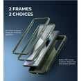 thumbnail image 6 of Dexnor Magnetic Case for Samsung Galaxy S24 Ultra Case, Compatible with Magsafe, 2 Front Frames & Built-in Screen Protector, Bumper Rugged Shockproof Full-Body Protective Cover with Kickstand,Green, 6 of 8