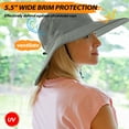 thumbnail image 5 of Solaris Women Outdoor Sun Hat,Polyester Summer Cool Hat , Boonie Hat for Fishing, Camping, Safari,Hiking,gray, 5 of 8