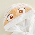 thumbnail image 5 of RUINIXCW Baby Halloween Mummy Costume Newborn Infant Boy Girl Halloween Cosplay Outfit Fall Winter Warm Romper Long Sleeve Zipper Hooded Jumpsuit, 5 of 10