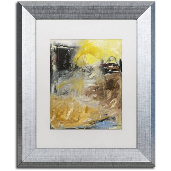 Trademark Fine Art "Minh'alma" Canvas Art by Joarez, White Matte, Silver Frame