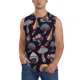 thumbnail image 1 of Balery Mushroom Doodle Camisetas sin mangas para hombre, absorbe la humedad y protege contra el mal olor.-Medium, 1 of 7
