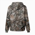thumbnail image 4 of Staki Girl's Camo Hoodies Long Sleeve Camouflage Print Hooded Sweatshirts Pullover Vintage Tops Streetwear 2-12Y(Dark Gray,11-12 Years), 4 of 6