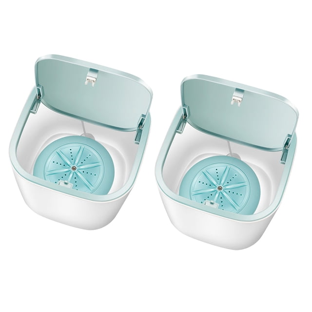 Mini Lavadora Portátil Sunnimix 2 unidades Lavadora de viaje con Alimentación USB para Calcetines Ropa Interior
