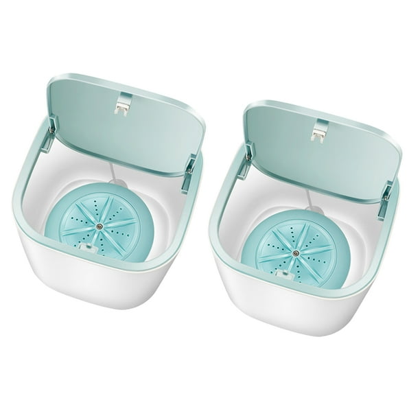 Mini Lavadora Portátil Sunnimix 2 unidades Lavadora de viaje con Alimentación USB para Calcetines Ropa Interior