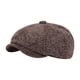 thumbnail image 5 of Sombrero Vendedor De Periódicos Gorra De Clásica Otoño Tweed Sombrero Sombreros Hombres Británicos Planos Marrón jinwen Sombrero de boina, 5 of 8