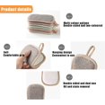thumbnail image 2 of Juego de 8 esponjas de microfibra lavables y reutilizables para lavar platos, doble cara, antiarañazos, para lavar platos y esponja de cocina con lavavajillas para limpiar platos y sartenes JFHHH pequeña, 2 of 3