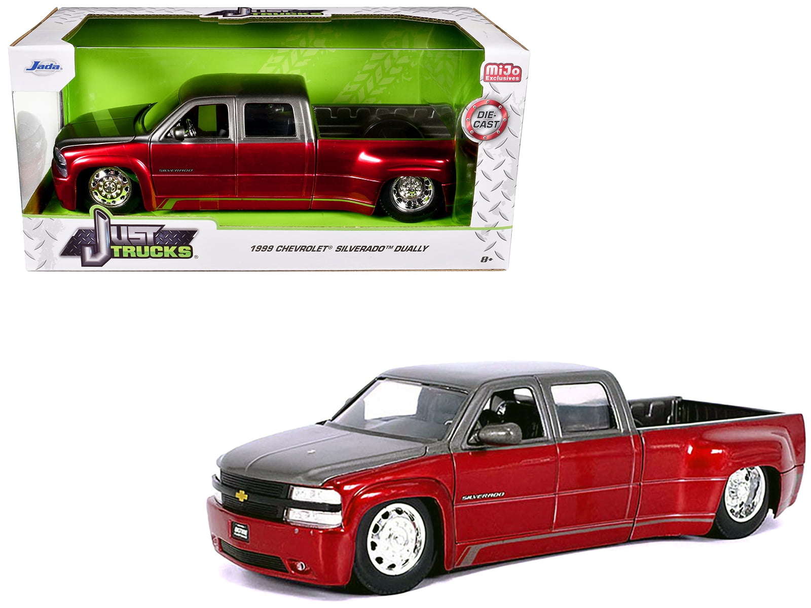 1985 Chevrolet C10 Pickup Truck Red with Flames 