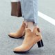 thumbnail image 4 of NECHOLOGY Botas Mujer Adulto Femenino Zapatos Botines de mujer Bota de mujer con cremallera y de moda de tendencia de diseño agradable de invierno (A, 8.5), 4 of 6