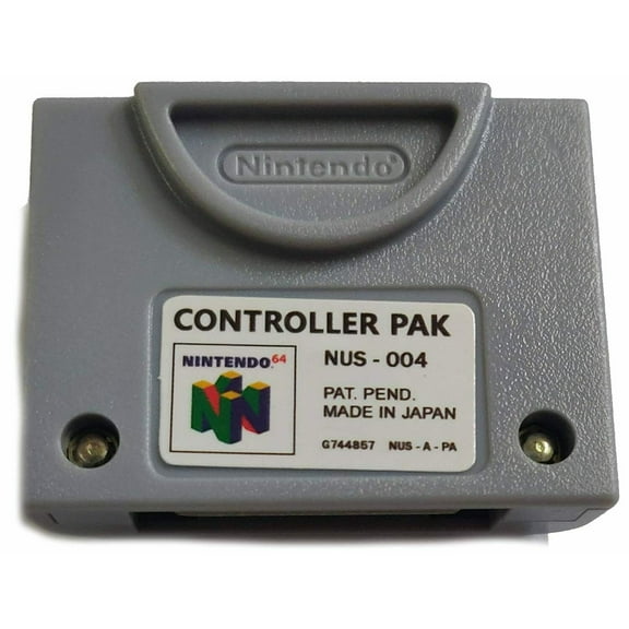 Nintendo 64 Memory Card Pak Controller Pack 256KB - New Replacement for NUS-004