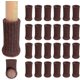 thumbnail image 1 of 24 Pack (Marron fonc) Tricot Table Chaise Jambe Chaussettes lastiq, 1 of 5