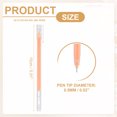 thumbnail image 2 of Uxcell 24 Pcs Colored Gel Pens, 0.5mm Fine Point Pastel Gel Pens High Light Ink for DIY Projects Painting Journaling Notebook Black Paper Drawing, 15cm Length Orange Ink, 2 of 6