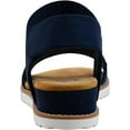 thumbnail image 3 of Skechers BOBS Women's Desert Kiss-Stretch Quarter Strap Sandal Flat, Navy, 7.5 M US, 3 of 5