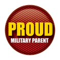 thumbnail image 1 of Beistle BT103 Bouton Parent Militaire Fier 2 Po., 1 of 1