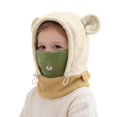 thumbnail image 2 of Kids Balaclava Hat with Face Mask Polar Soft Warm Cold Weather Hat for Boys Girls 4-12 Years Skiing Cycling Camping and Winter Play Kids Cold Weather Gear, 2 of 5