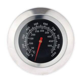 500 ℃ 1000℉ Degree Roast Barbecue BBQ Smoker Grill Thermometer Temp Gauge  Dia 3 Outdoor Stainless Steel BBQ Thermometer 2023