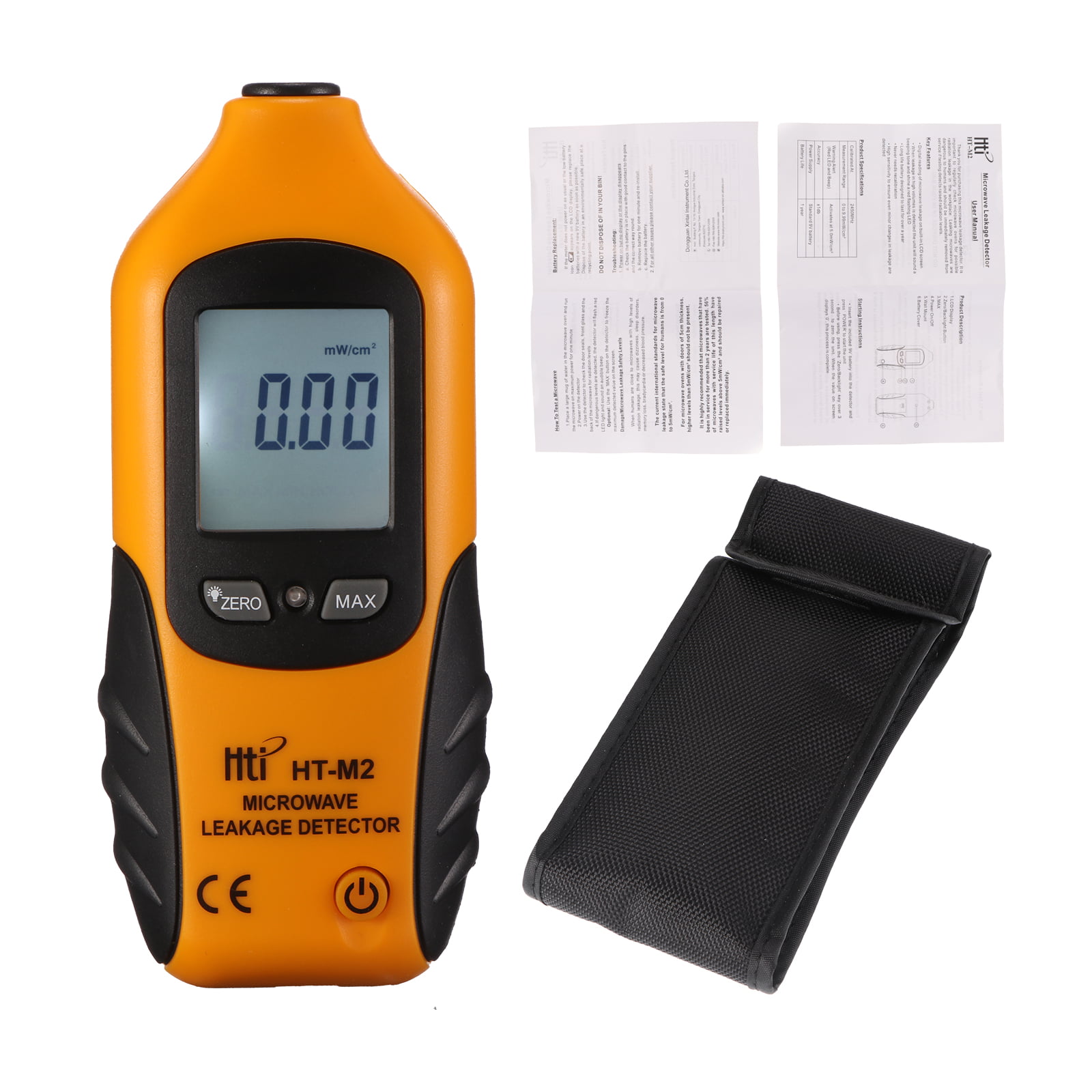 HT-M2 LCD Digital Microwave Leakage Radiation Leak Detector Leaking Meter 