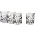 thumbnail image 2 of Set of 6 Bezrat Lead-Free Crystal Double Old-Fashioned Highball Water Glasses Heavy Base Bar Ware Glasses Set 8 Ounces Drinking Glasses, 2 of 6