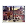 thumbnail image 5 of Stupell Industries Quirky Canyon Diner Surreal Scenery Postcards Table Framed Wall Art, 30 x 24, Design by Jadei Graphics, 5 of 5