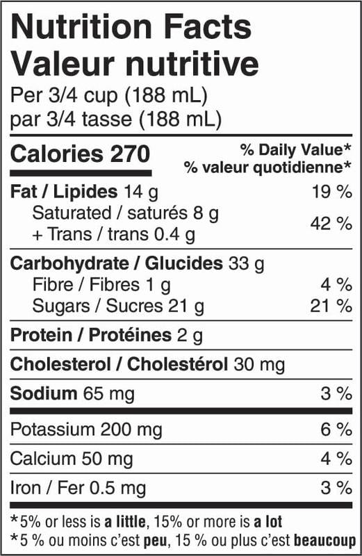 Chapman's Premium Crème glacée Passage du loup in a Tub Chap Prem Glace Pass Loup 2L