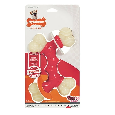 Dura Chew Double Bone, Bacon Flavor, Dura chew Toys Are Made To Be Long Lasting For Powerful Chewers, by