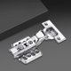thumbnail image 1 of 2 uds bisagras ocultas amortiguador de puerta de acero inoxidable 3mm para cocina dormitorio Likrtyny Para estrenar, 1 of 7