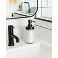 thumbnail image 3 of Jarmazing Products Vintage Blue Glass Mason Jar Soap and Lotion Dispenser - Two-Pack - Oil-Rubbed Bronze, 3 of 6