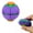 Purple, variant on Push to Spin Fidget Stress Ball, 2 in 1 Press & Auto Rotate Decompression Sensory Ball, Pocket Portable Fidget Spinner for Office Anxiety Relief, Sensory Calming Ball for Adults