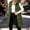 Army Green, variant on IUYRTFE Women's Long Hooded Puffer Vest with High Collar and Zipper Front Quilted Winter Coat with Pockets