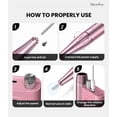 thumbnail image 3 of MelodySusie SC300E Clip-on Rechargeable Nail Drill, 30000RPM Cordless E-File with LED Display & Accessories for Nail Care, Blush Pink, 3 of 9