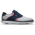 thumbnail image 2 of FootJoy Men's Traditions Previous Season Style Golf Shoe, White/Blue/Pink, 10.5, 2 of 7