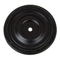 thumbnail image 2 of GlideRite Hardware 5060-MB-10 10 Assiette Ronde de 2,5 Pouces pour Armoire, Lot Finition Noire Mate, 2 of 2