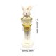 thumbnail image 3 of Figuritas de conejito de Pascua, decoración de conejos de resina tambor, set de 2 adornos blancos de 6,9 pulgadas, centro de mesa con repisa de mesa Regalo navideño de primavera, 3 of 6