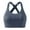 Navy, variant on Qingpeng Sports Bra for Women High Impact Adjustable Criss Cross Back